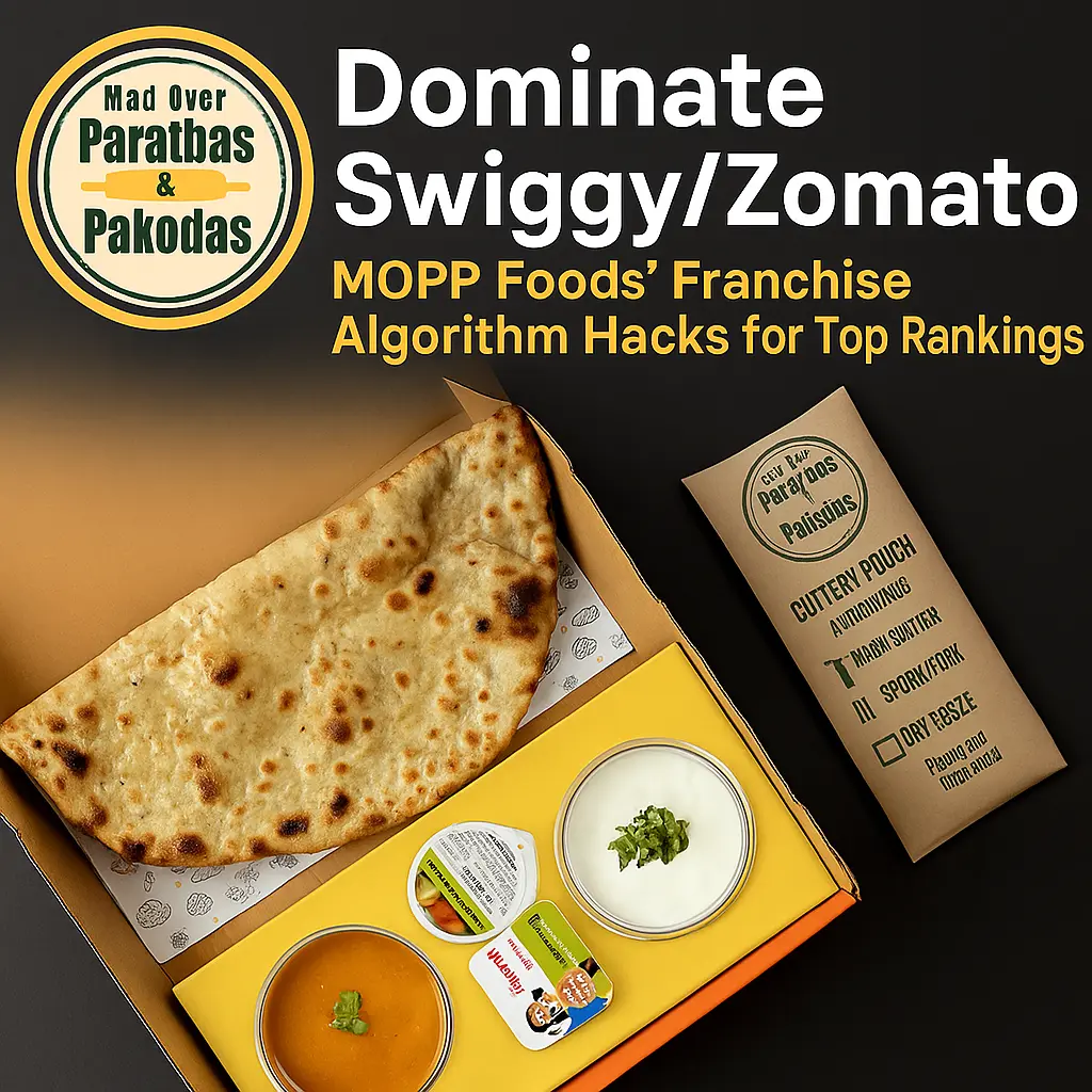Dominate Swiggy/Zomato: MOPP Foods’ Franchise Algorithm Hacks for Top Rankings